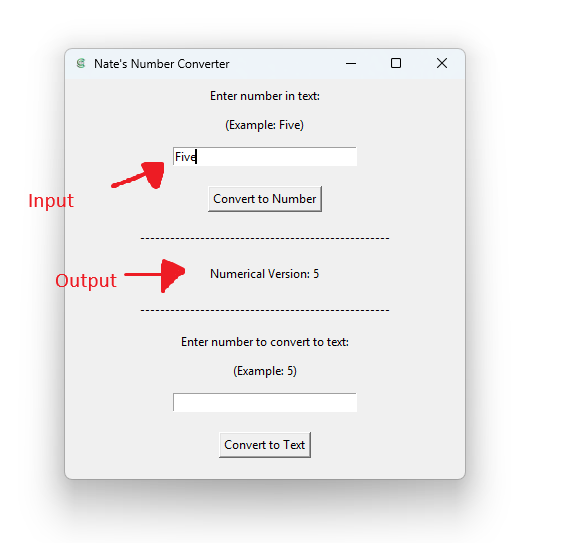 Number Converter GUI
